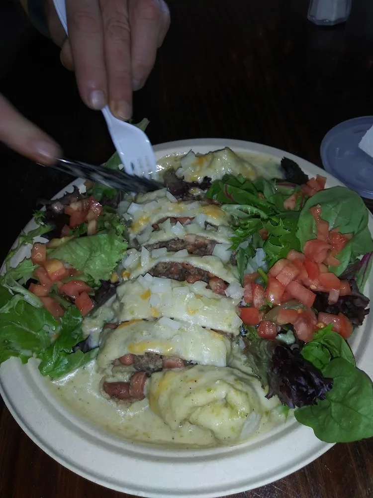Buritto w Green Chile Sauce